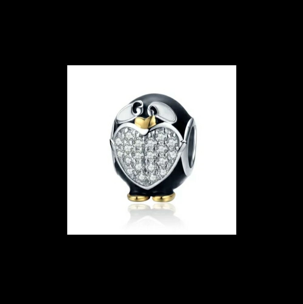 Dapper Penguin charm 925 for Pandora.